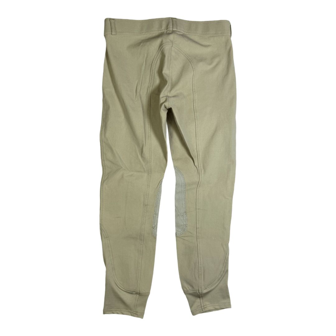 Dover Knee Patch Breech in Tan - Youth 14