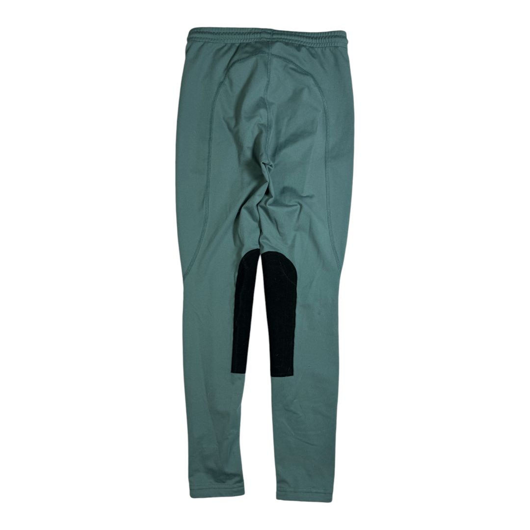 Kerrits 'Performance' Knee Patch Breech in Green - Youth XL