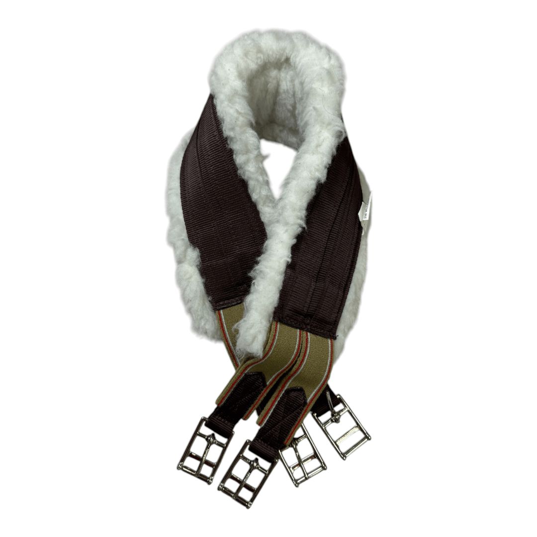Fleece Jump Girth in Brown - 40"