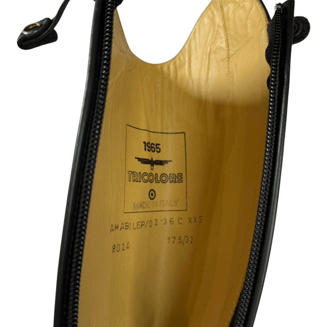 Tricolore DiNero 'Amabile Pro' Field Tall Boot in Black - 36/C/XXS