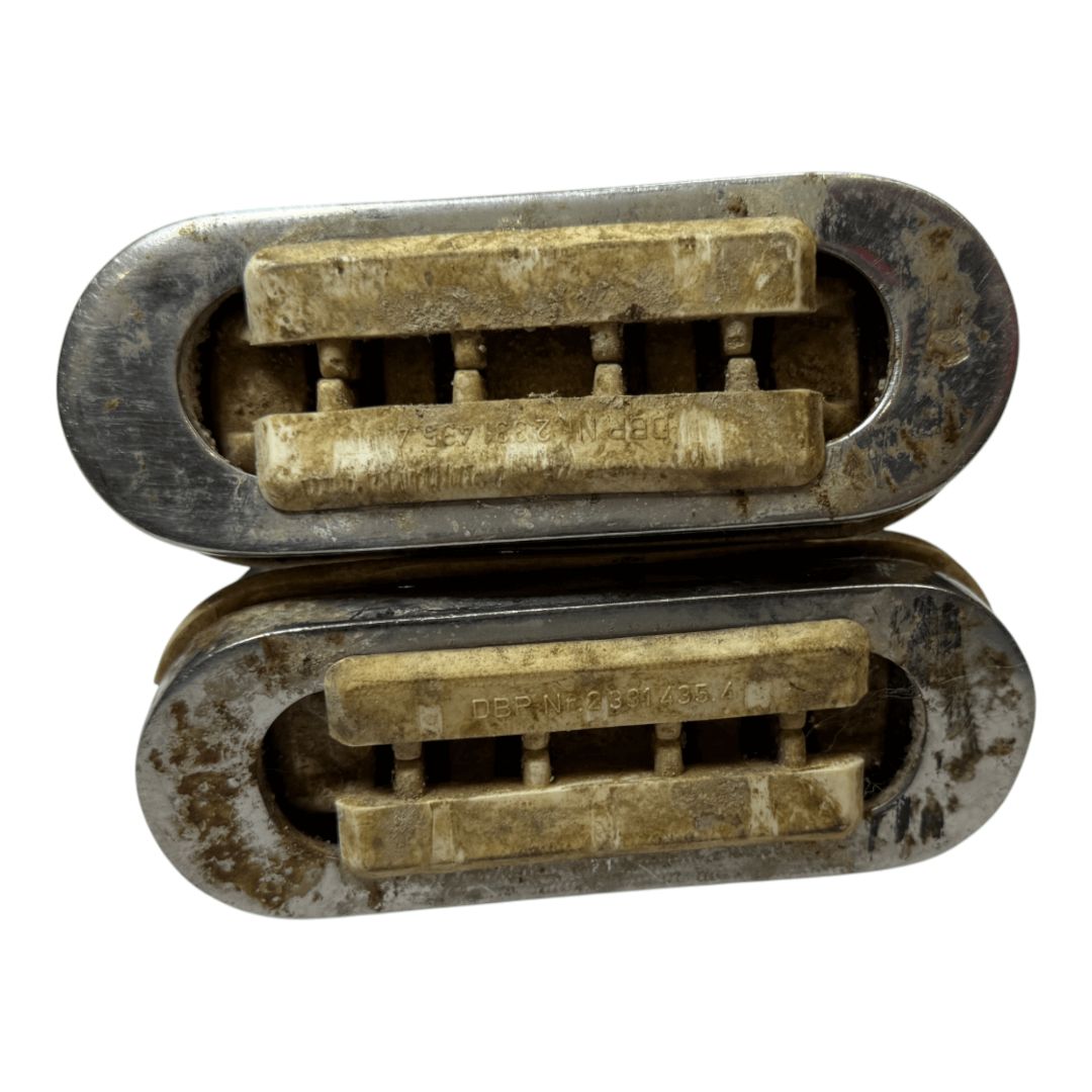 Fillis Irons w/ Pads in Stainless Steel - 4 1/2"