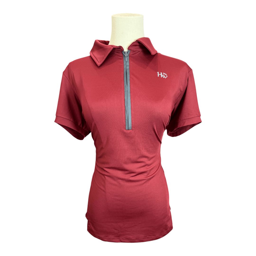 Horseware 'Orla' SS Technical Riding Shirt in Red - Woman's X-Large
