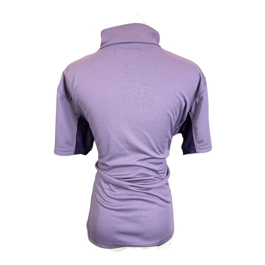 Horseware 'Aveen' SS 1/2 Zip Riding Shirt in Purple - Woman's 14