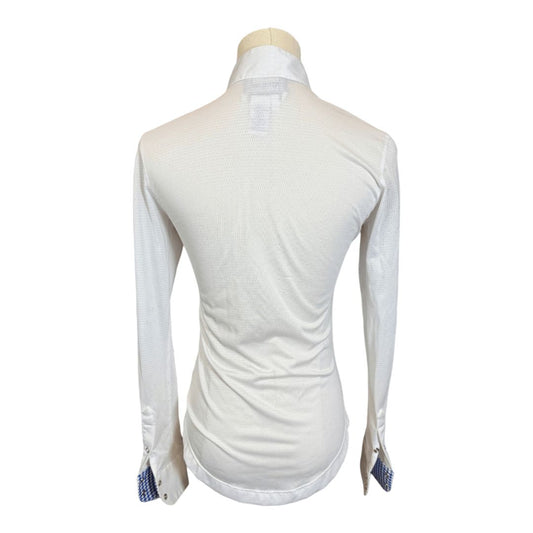 RJ Classics 'Sterling Collection' LS Show Shirt in White - Woman's Small
