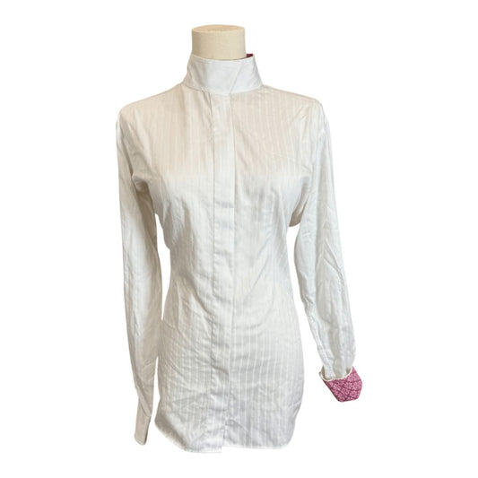 Essex Classics 'Performance Collection' LS Show Shirt in White - Woman's 42 (X-Large)