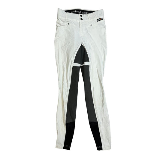 Kerrits Crossover II FS Breech in White - Woman's Small
