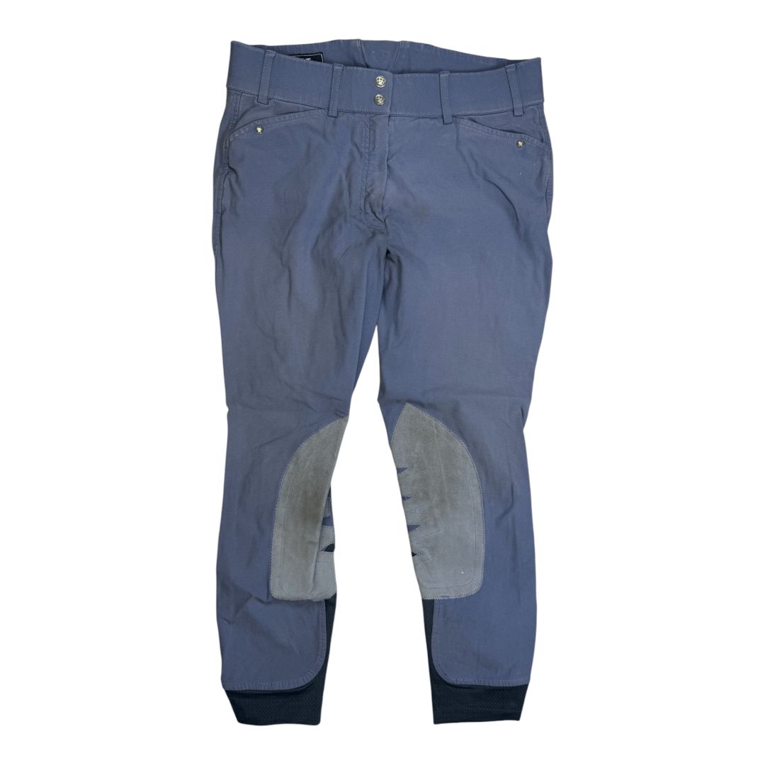 Ariat 'Heritage' KP Breech in Blue - Woman's 32R