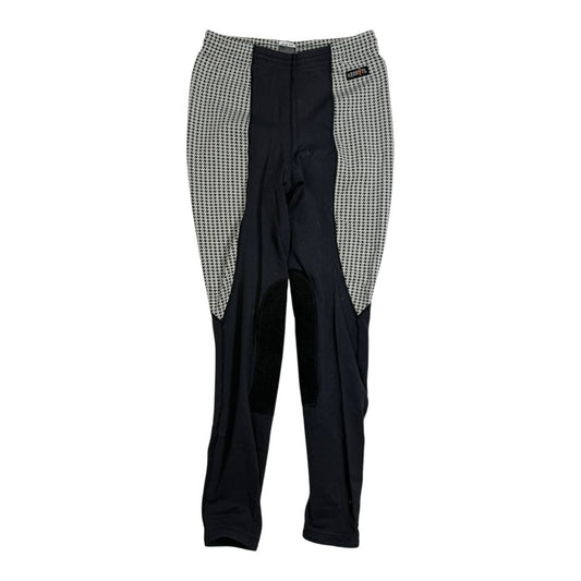 Kerrits 'Performance' Knee Patch Tight in Black - Youth X-Large