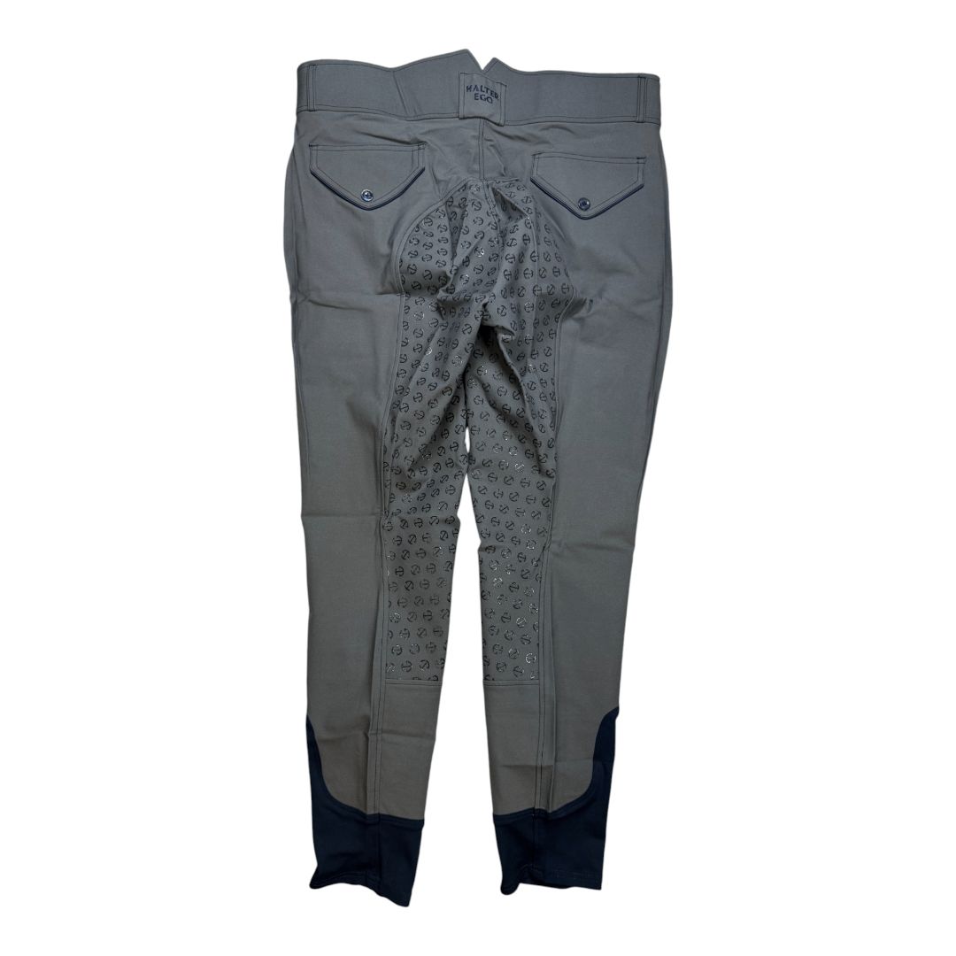 Halter Ego 'Evolution' Full Seat Breech in Grey - Woman's 38