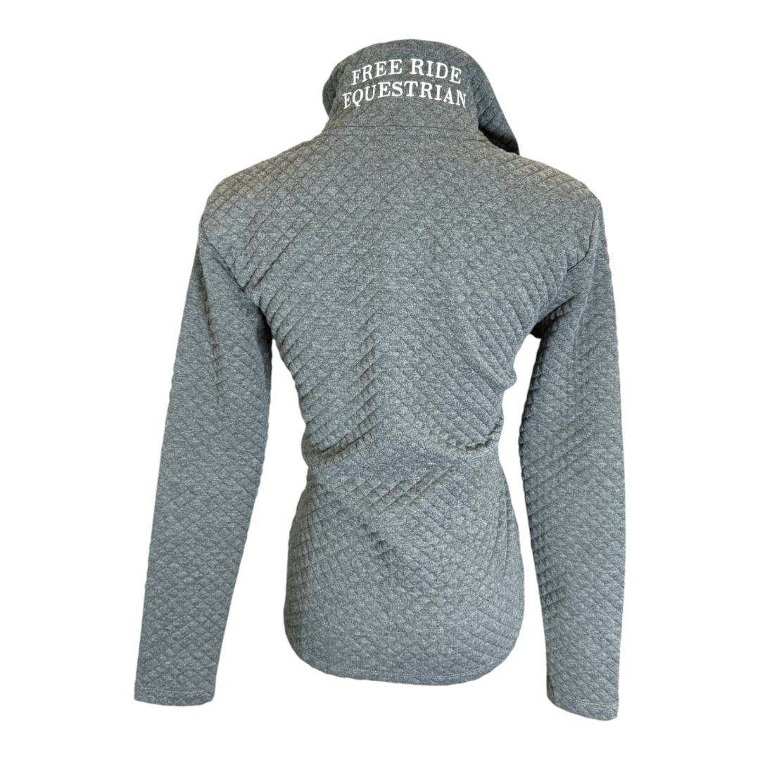 Free Ride Equestrian Sweatshirt in Grey - Woman's X-Small