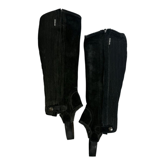 Dublin 'Easy Care' Half Chaps in Black - Adult X-Small