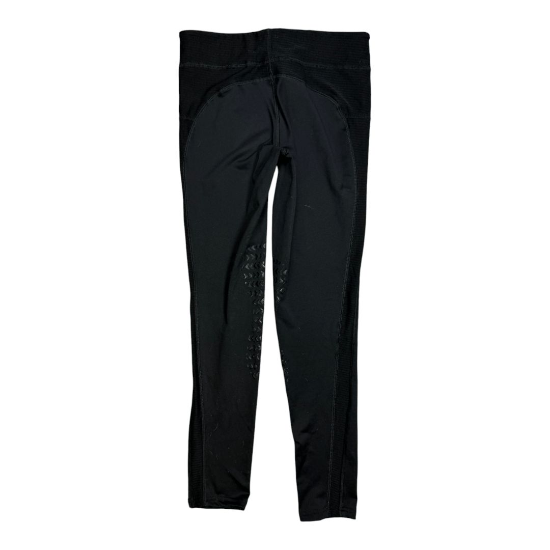 TuffRider Ventilated Schooling Tights in Black - Woman's X-Small