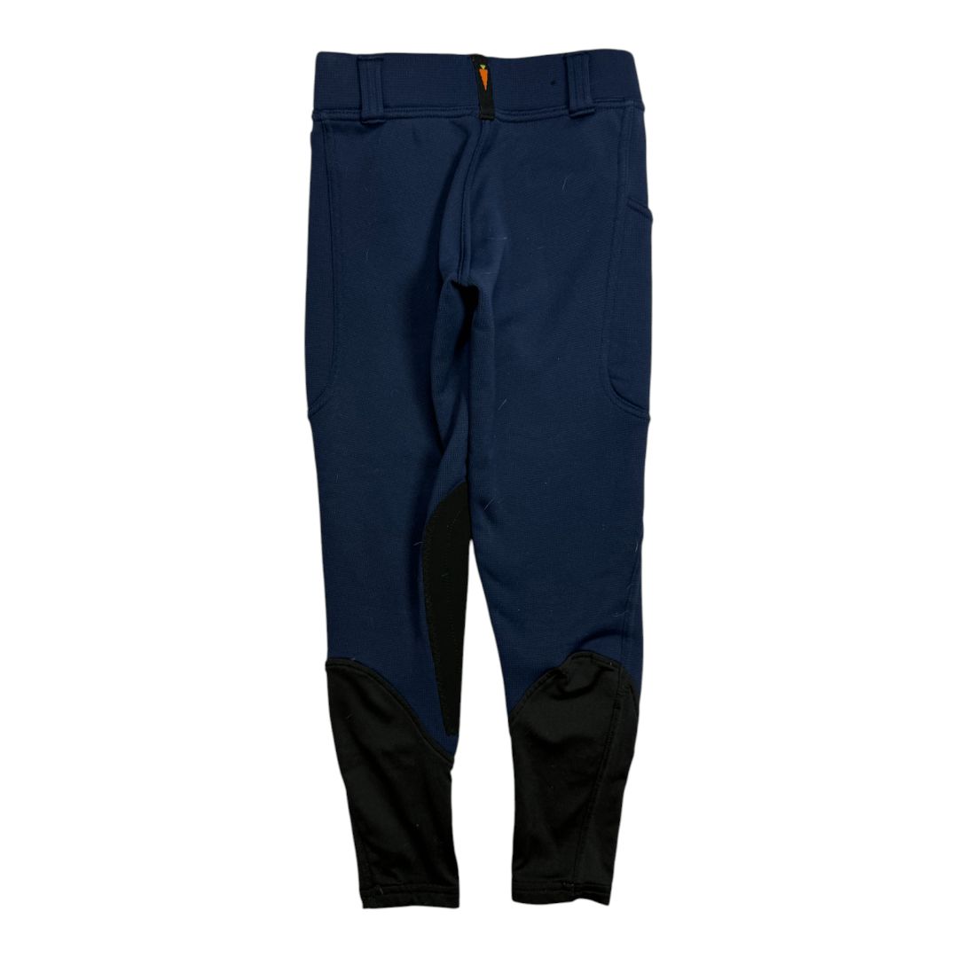 Kerrits Power Stretch KP Pocket Riding Tight in Blue - Youth Medium