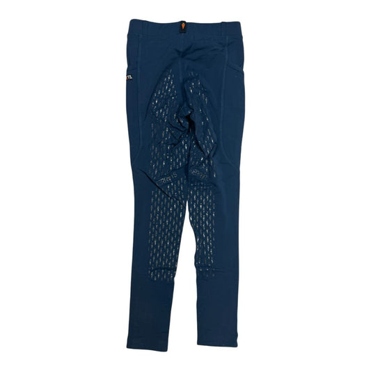 Kerrits Ice Fil Full Seat Riding Tight in Blue - Youth Medium