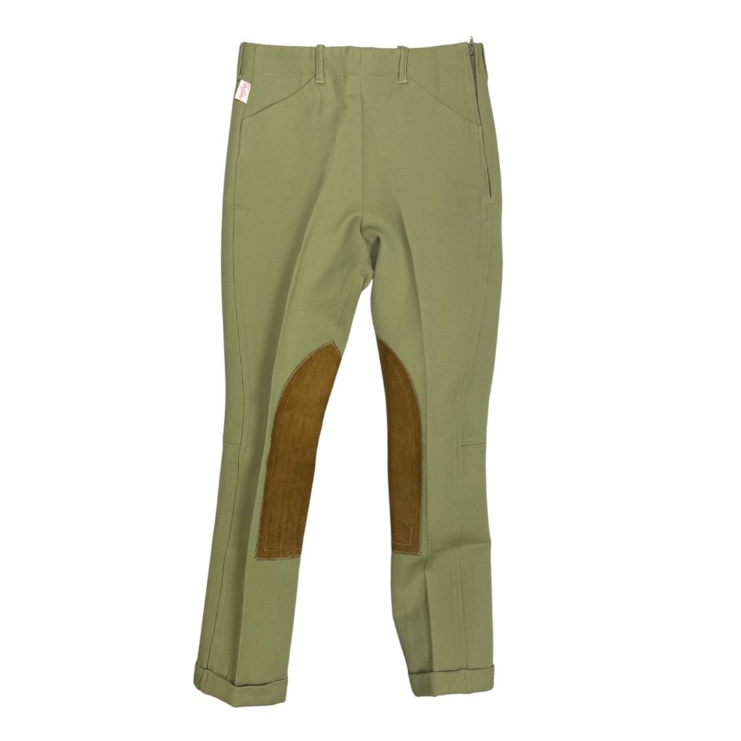 Tailored Sportsman 'Trophy Hunter' Knee Patch Jods in Tan - Youth 10R