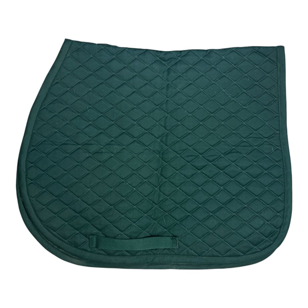 TuffRider Quilted All Purpose Saddle Pad in Green - Pony