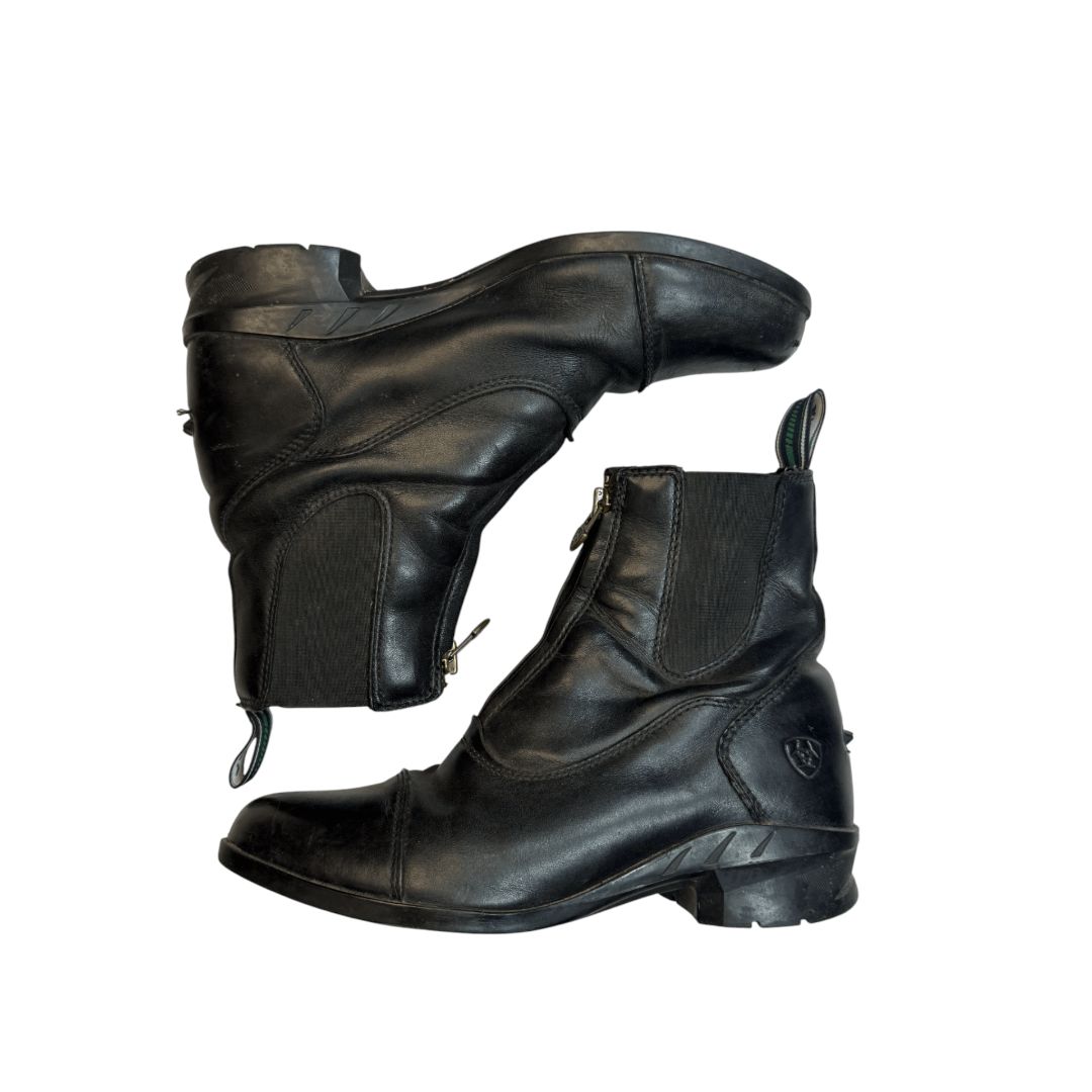 Ariat 'Heritage IV' Zip Paddock Boots in Black - Woman's 7B