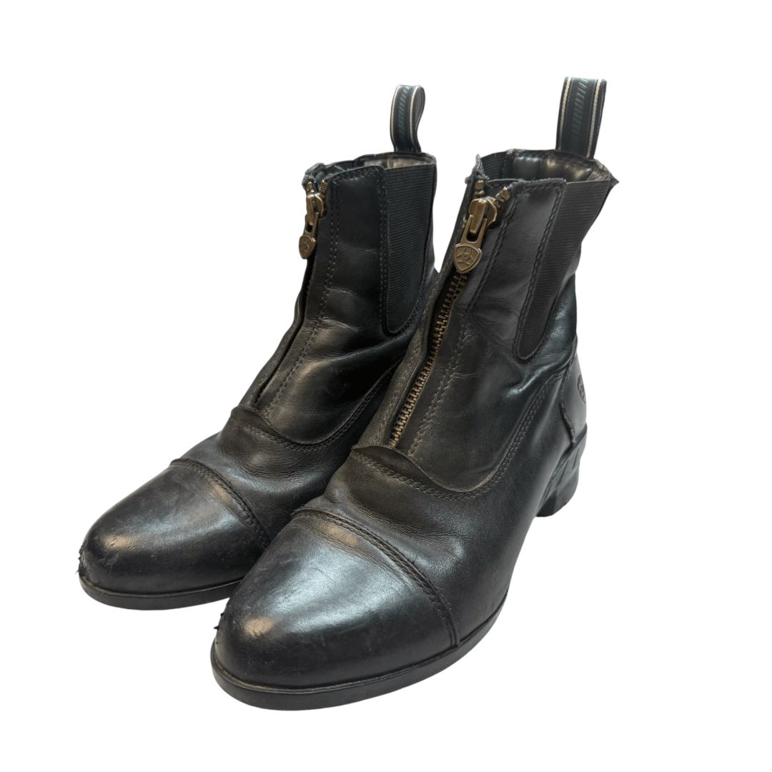 Ariat 'Heritage IV' Zip Paddock Boots in Black - Woman's 7B
