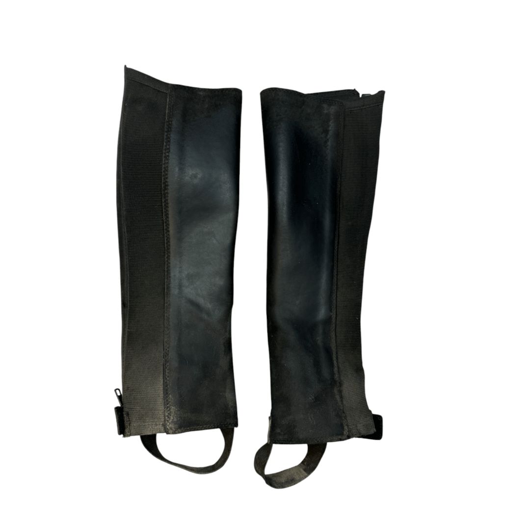 Ariat Half Chaps in Black - Youth Medium / Tall