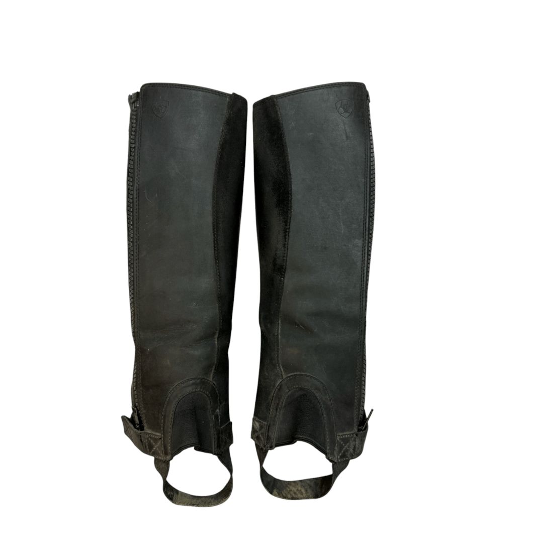 Ariat Half Chaps in Black - Youth Medium / Tall
