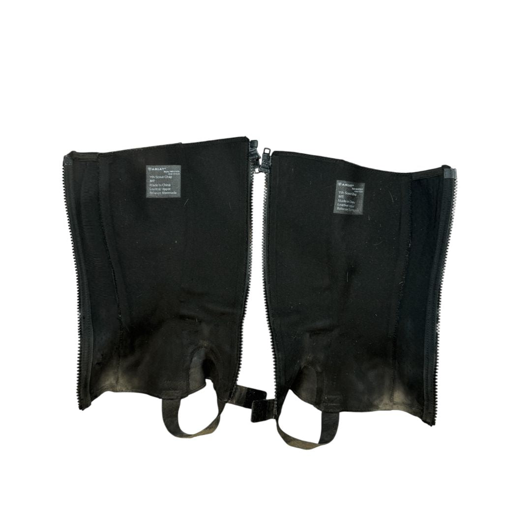 Ariat Half Chaps in Black - Youth Medium / Tall