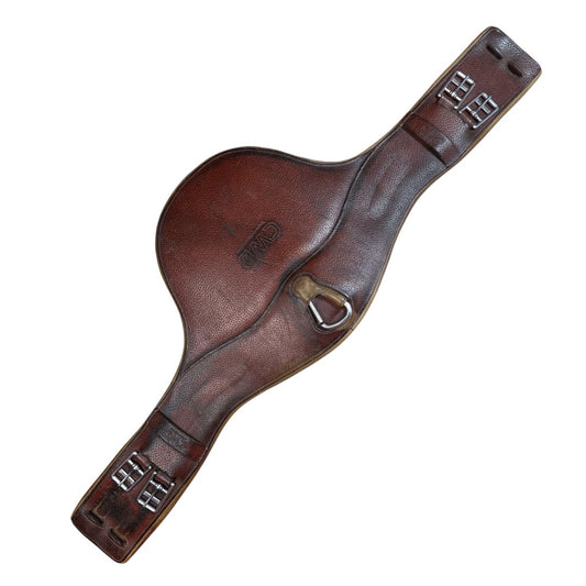CWD Short Mono Belly Stud Girth in Havana - 30"