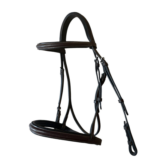 SmartPak KL Select Black Oak Aster Hunter Bridle in Brown - X-Full