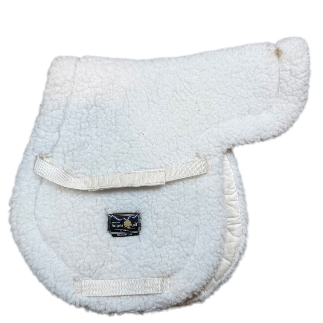 Toklat Superquilt Fleece Shaped Pad in White - Pony (15")
