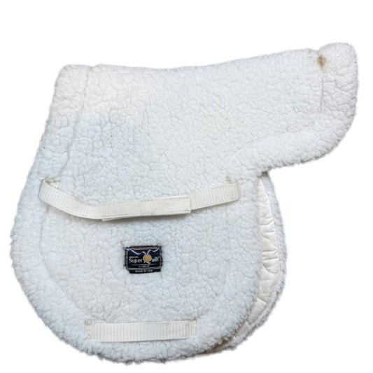 Toklat Superquilt Fleece Shaped Pad in White - Pony (15")