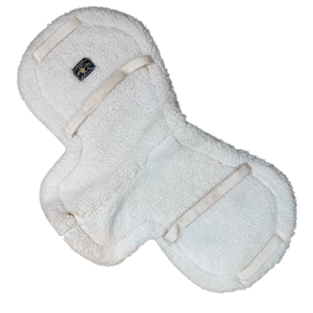 Toklat Superquilt Fleece Shaped Pad in White - Pony (15")