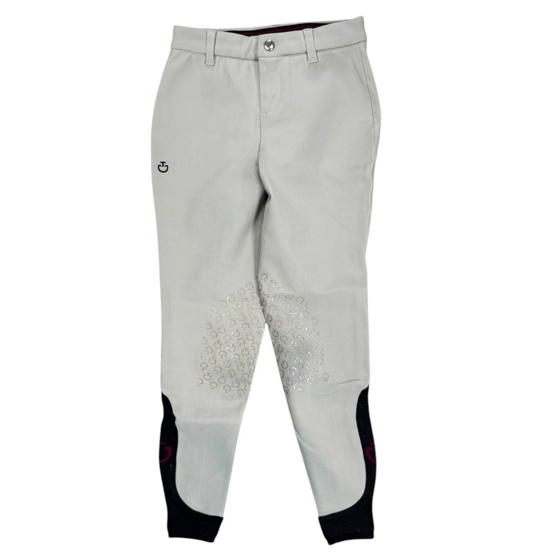 Cavalleria Toscana Logo Grip Breeches in Tan - Youth 10