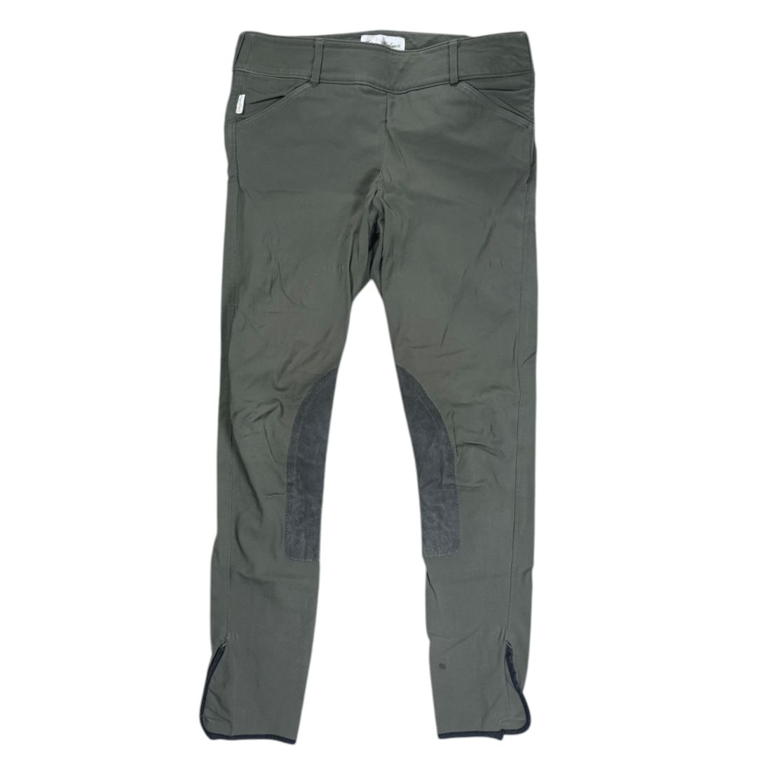 Tailored Sportsman 'Trophy Hunter' Knee Patch Breech in Green - Woman's 32R
