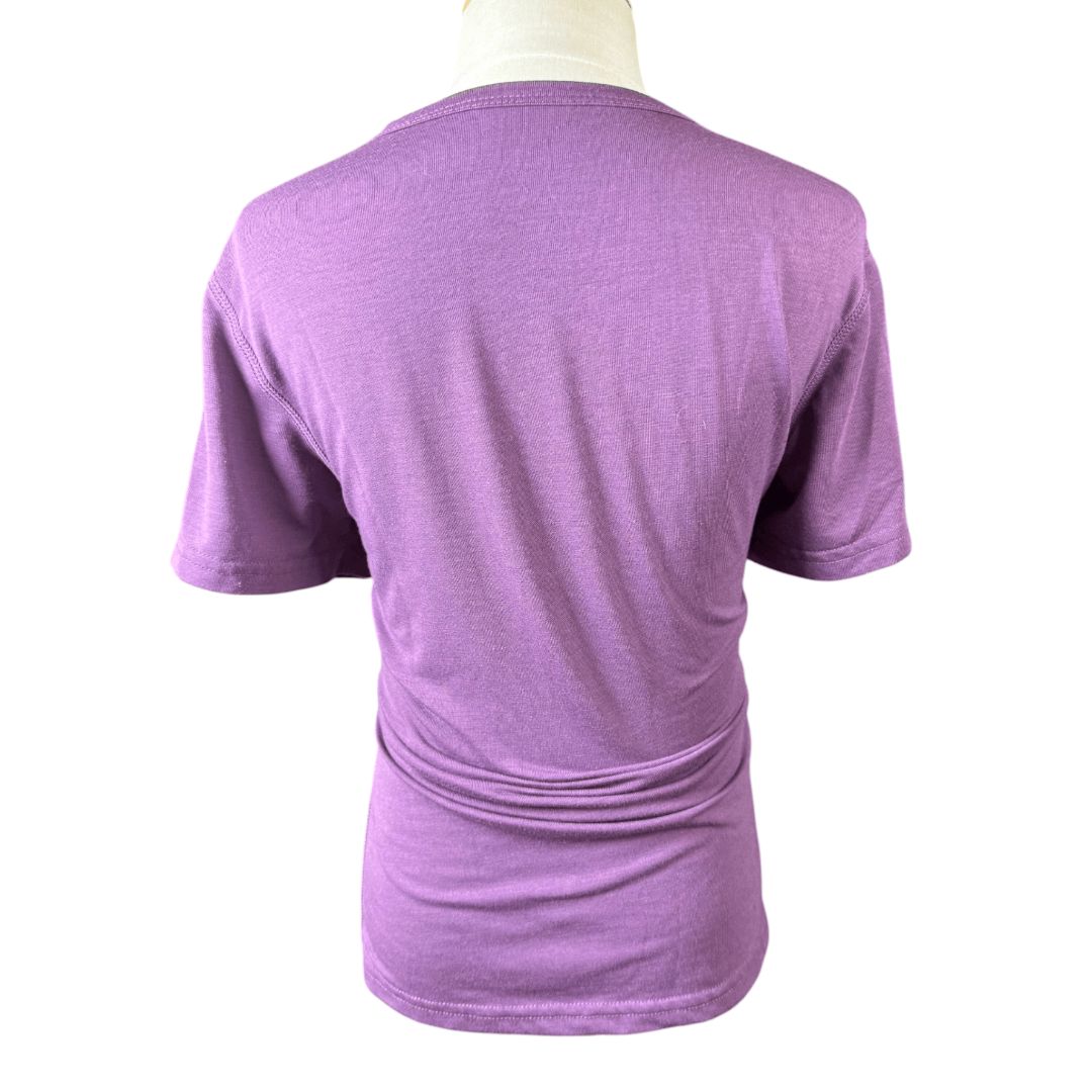 Kerrits 'Playful Ponies' SS Tee in Purple - Youth Medium