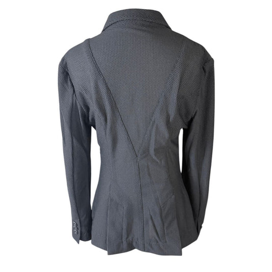 RJ Classics 'Harmony Jr' Mesh Grey Label Show Coat in Black - Youth 10R