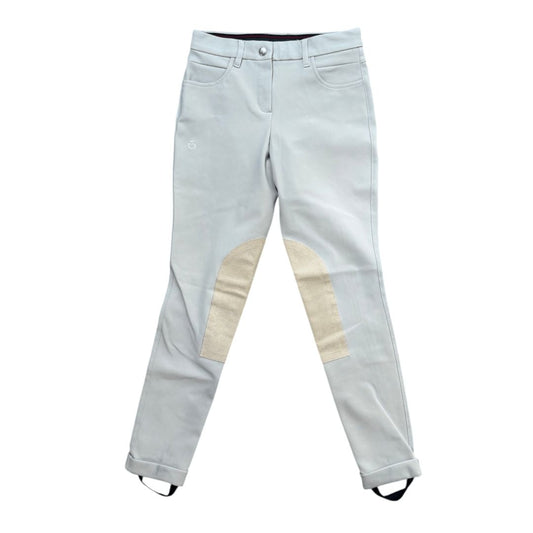 Cavalleria Toscana Knee Patch Jodhpurs in Tan - Youth 12