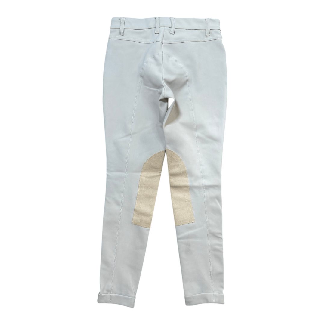 Cavalleria Toscana Knee Patch Jodhpurs in Tan - Youth 12