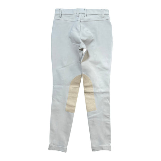 Cavalleria Toscana Knee Patch Jodhpurs in Tan - Youth 12
