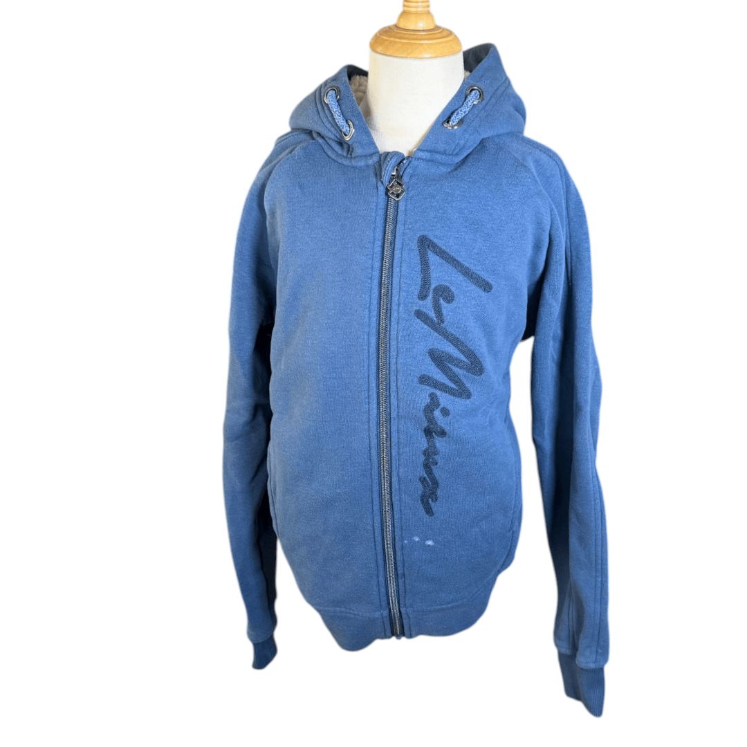 LeMeiux 'Hollie' Sherpa-Lined Zip Up Hoodie in Navy - Youth 11-12yo