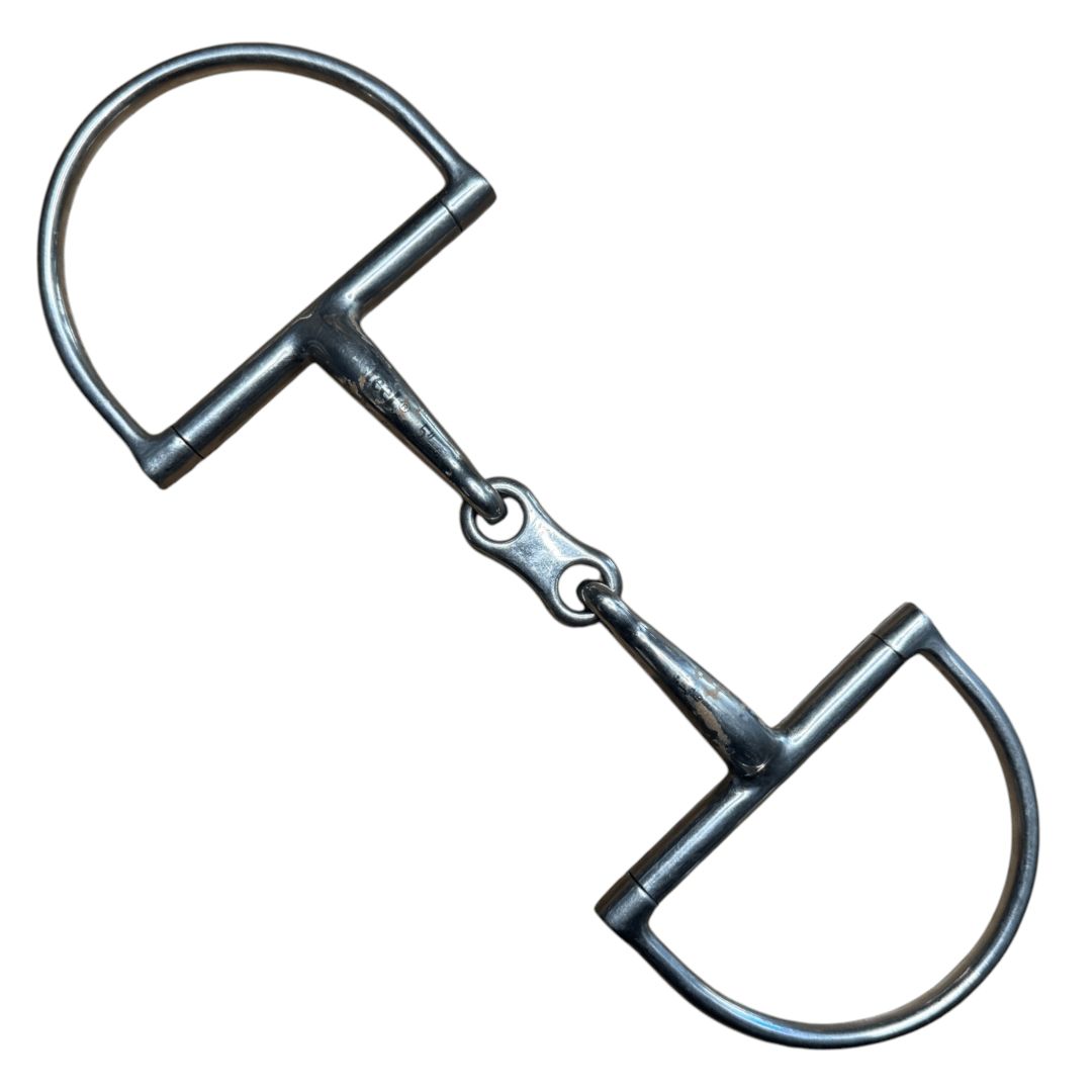 Korsteel French Link Hunter Dee Snaffle in Stainless Steel - 5"