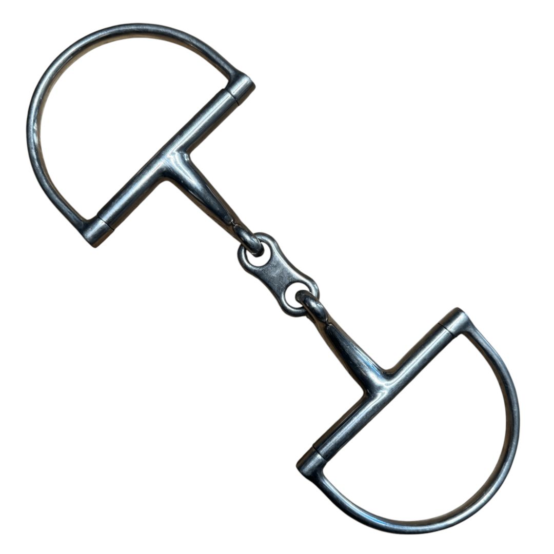 Korsteel French Link Hunter Dee Snaffle in Stainless Steel - 5"