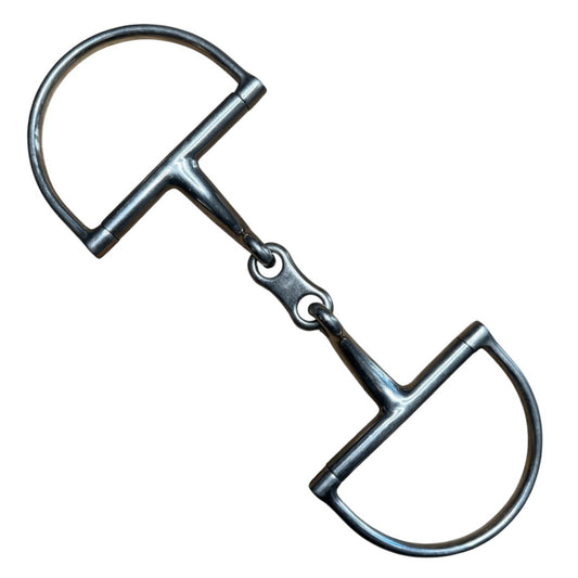 Korsteel French Link Hunter Dee Snaffle in Stainless Steel - 5"