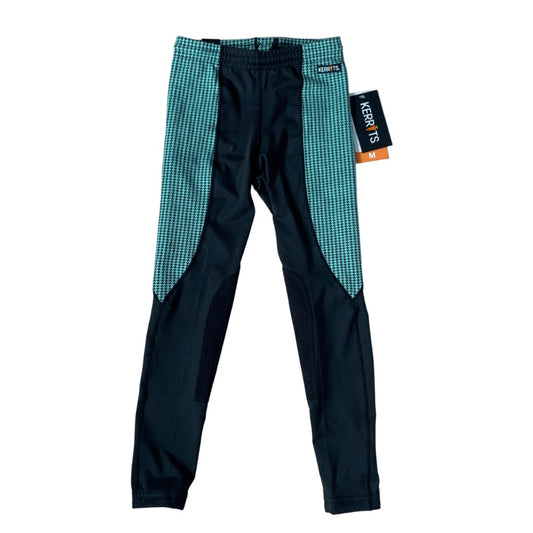 Kerrits Performance Knee Patch Riding Tights in Mint - Children's Medium