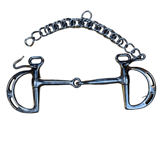 Korsteel Kimberwick Snaffle in Stainless Steel - 5 1/2"