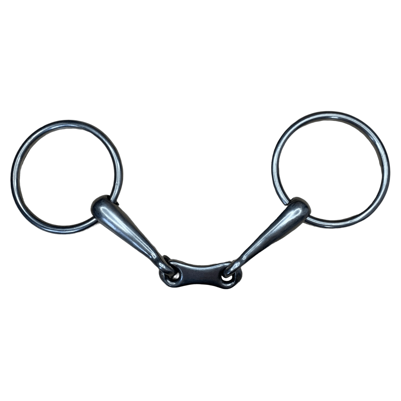 Double Jointed Loose Ring Snaffle in Stainless Steel - 6"