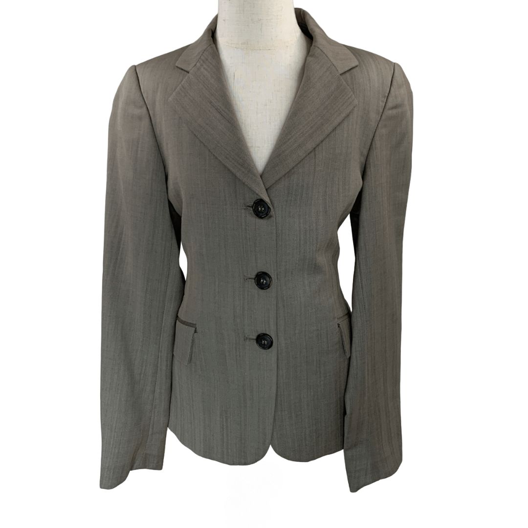 R.J. Classics Show Coat in Brown Herringbone - Children's 10R