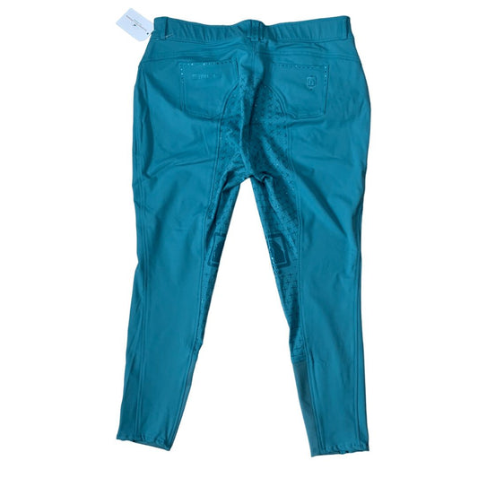 ROMFH 'Sarafina Bling' Full Seat Grip Breech in Dark Sea Foam - Woman's 36R