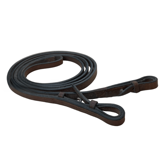 Bobby's English Tack 'Silver Spur' Flat Leather Reins
