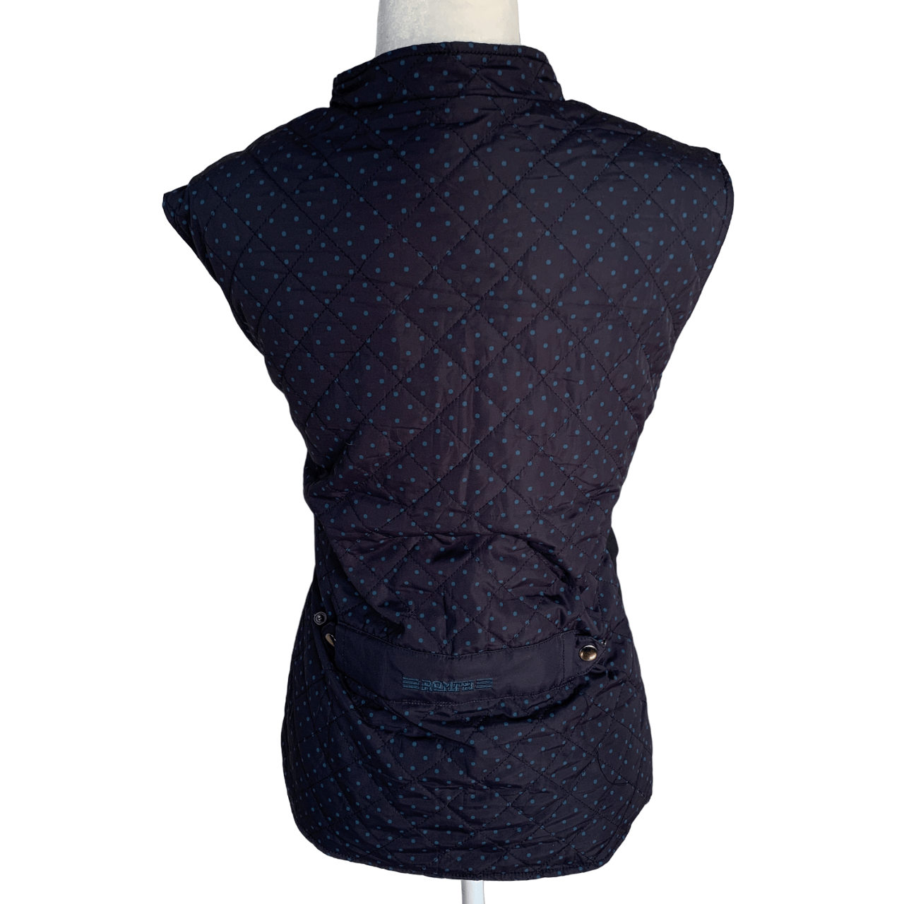 ROMFH 'Hampton' Quilted Vest in Navy / Blue - Woman's X-Large