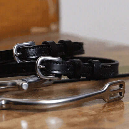 ManeJane Spur Straps in Black - 17"