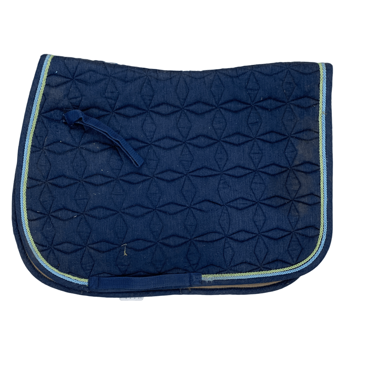 Roma 'Wick Easy' Quilted A/P Saddle Pad in Blue - Full
